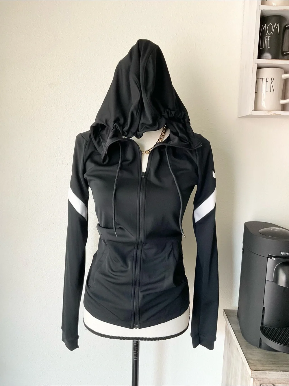Nike Dri Fit Zip Up W/Hoodie